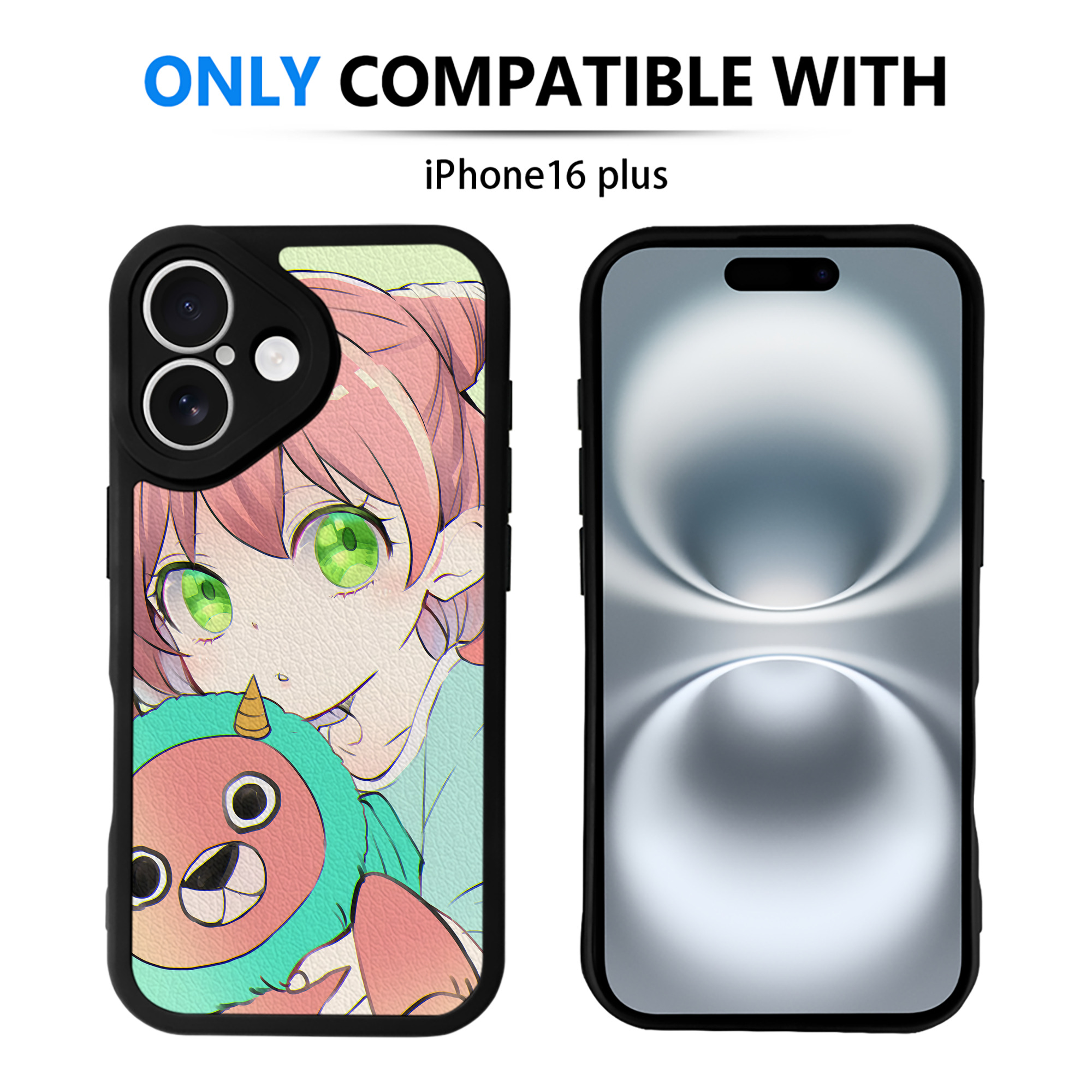 （画像用） SPY×FAMILY间谍家家酒 【iPhone 16シリーズ対応】シリコンスマホケース（レザー調） 材質：シリコン